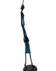 Bronze 55 cm bleu n°10 Bronzes d'Afrique