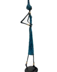 Bronze 55 cm bleu n°12 Bronzes d'Afrique