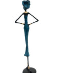 Bronze 55 cm bleu n°12 Bronzes d'Afrique