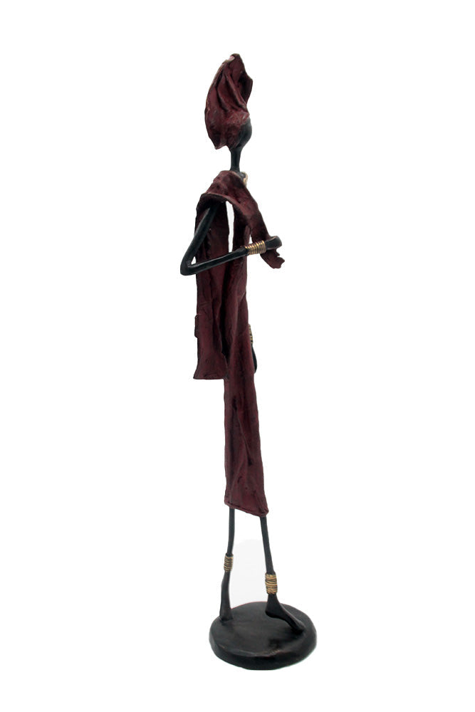 Bronze 55 cm rouge n°7 Bronzes d'Afrique