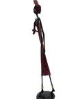 Bronze 55 cm rouge n°7 Bronzes d'Afrique