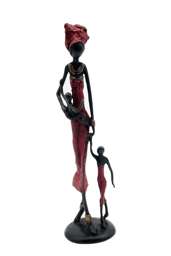 Bronze 35 cm rouge n°12 Bronzes d'Afrique