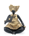 Bronze Big Mama 20 cm doré n°1 Bronzes d'Afrique