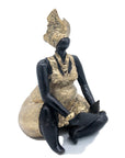 Bronze Big Mama 25 cm doré n°3 Bronzes d'Afrique