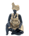 Bronze Big Mama 25 cm doré n°3 Bronzes d'Afrique