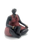 Bronze Big Mama 25 cm rouge n°2 Bronzes d'Afrique