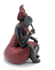 Bronze Big Mama 25 cm rouge n°4 Bronzes d'Afrique