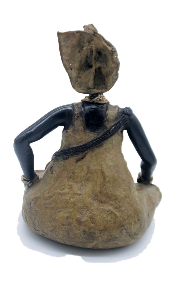 Bronze Big Mama 25 cm vert n°1 Bronzes d'Afrique