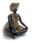 Bronze Big Mama 25 cm vert n°2 Bronzes d'Afrique