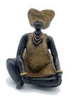Bronze Big Mama 25 cm vert n°2 Bronzes d'Afrique