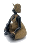 Bronze Big Mama 25 cm vert n°2 Bronzes d'Afrique
