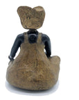 Bronze Big Mama 25 cm vert n°2 Bronzes d'Afrique