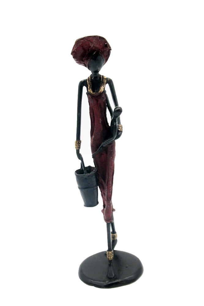 Bronze 35 cm rouge n°17 Bronzes d'Afrique