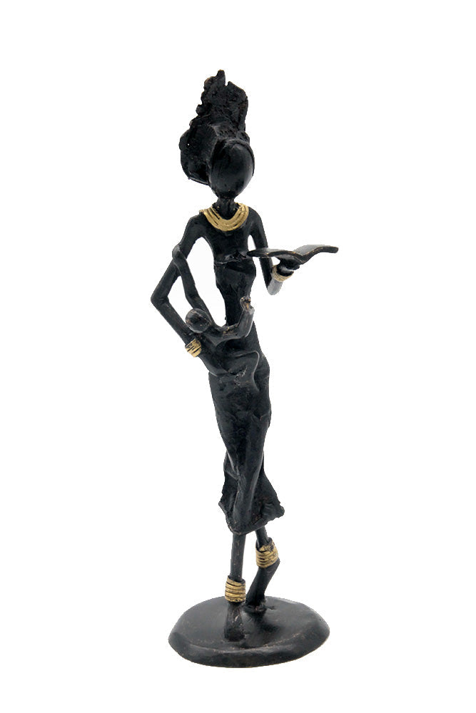Bronze 25 cm noir n°11 Bronzes d'Afrique