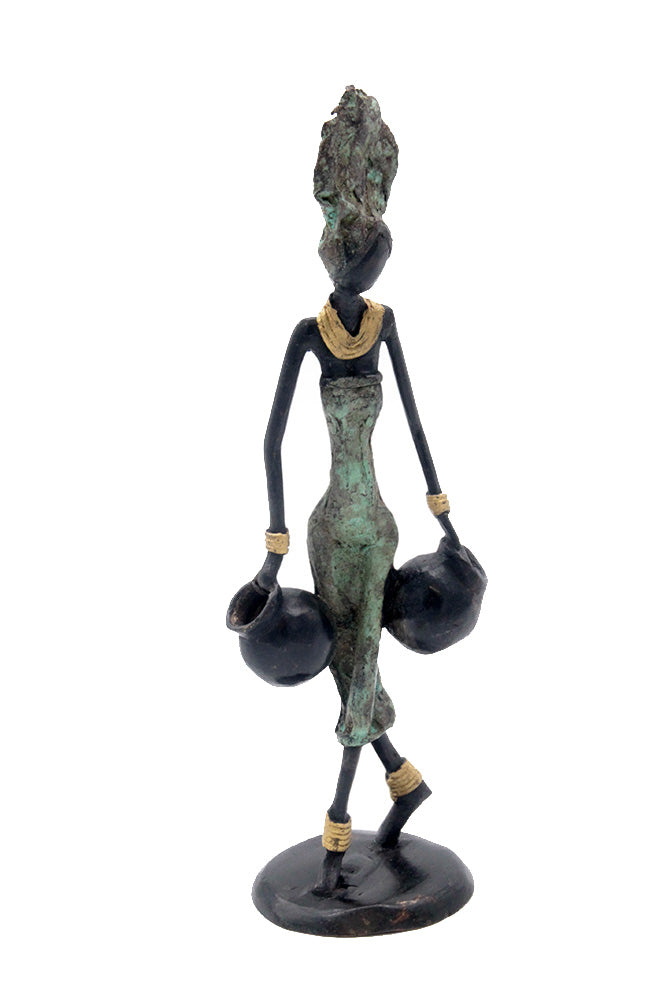 Bronze 25 cm vert n°11 Bronzes d'Afrique