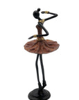 Ballerine 25 cm marron n°2 Bronzes d'Afrique