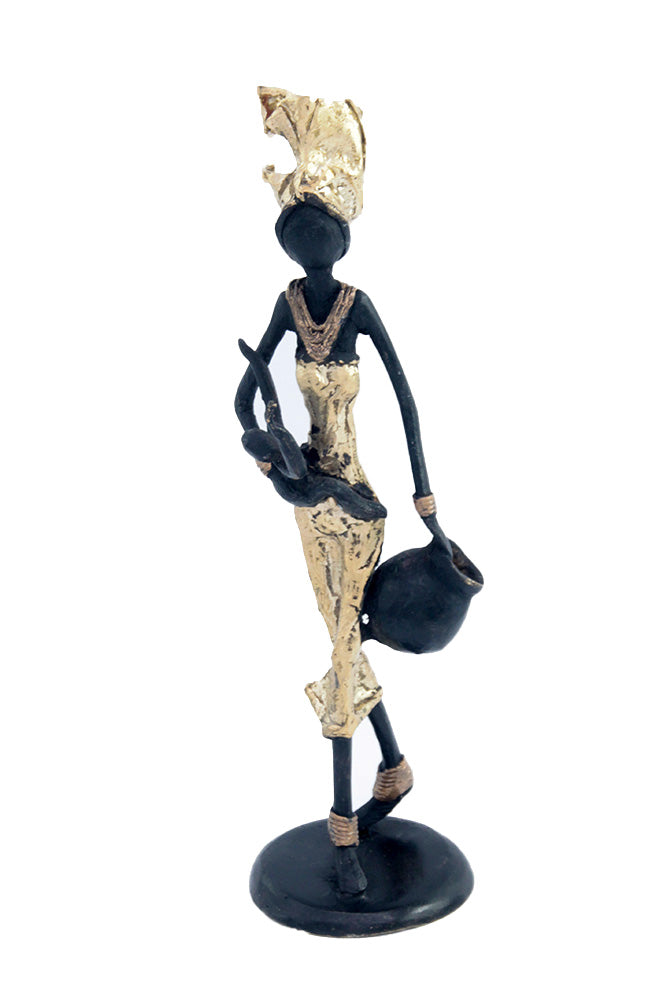 Bronze 25 cm doré n°20 Bronzes d'Afrique