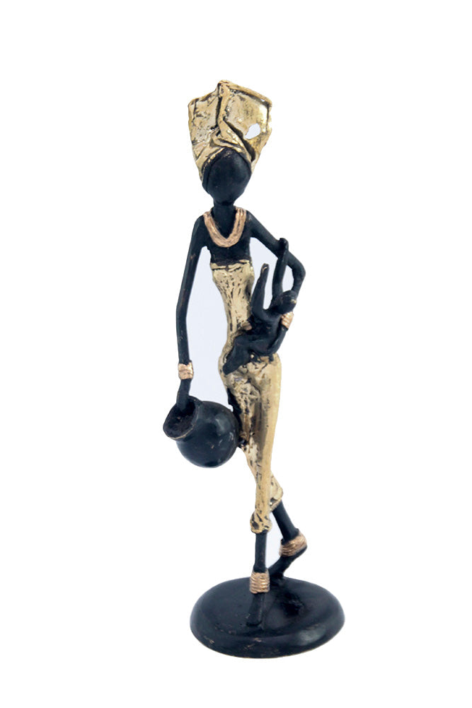 Bronze 25 cm doré n°23 Bronzes d'Afrique