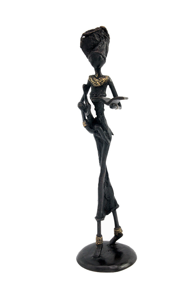 Bronze 35 cm noir n°11 Bronzes d'Afrique