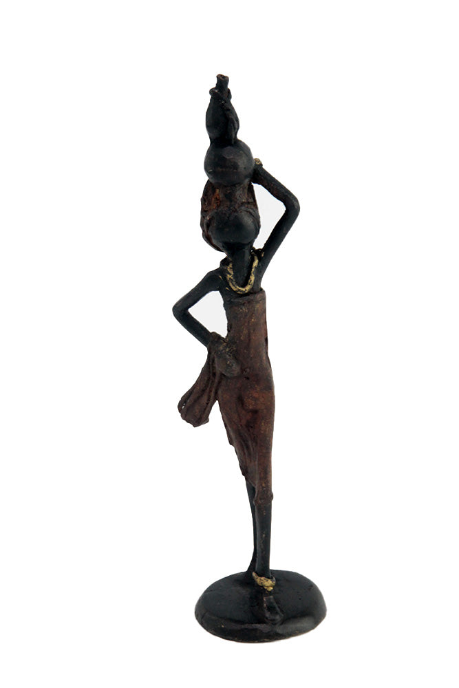 Bronze 15 cm marron n°21 Bronzes d'Afrique