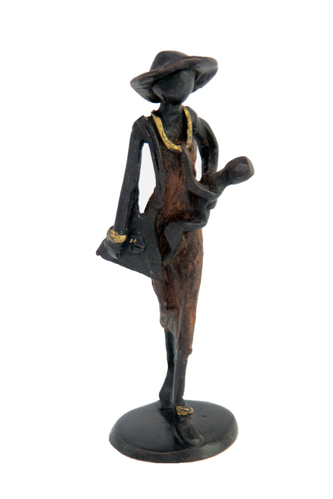 Bronze 15 cm marron n°41 Bronzes d'Afrique