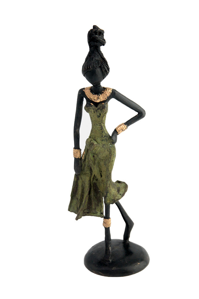 Bronze 20 cm vert n°10 Bronzes d'Afrique