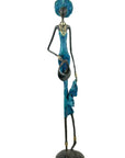 Bronze 55 cm bleu n°4 Bronzes d'Afrique