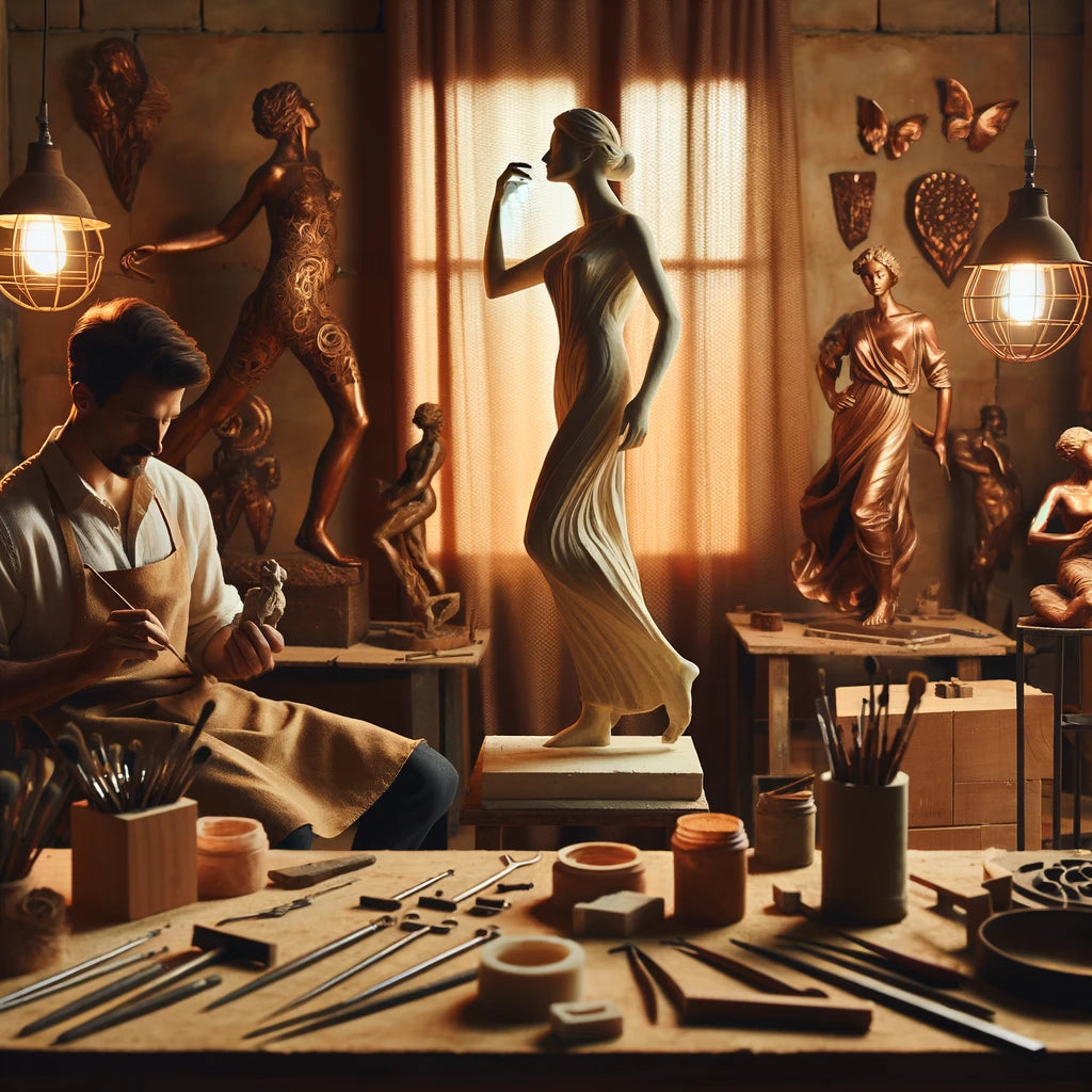 La fabrication des sculptures en bronze à la cire perdue