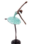 Ballerine 25 cm turquoise n°1 Bronzes d'Afrique