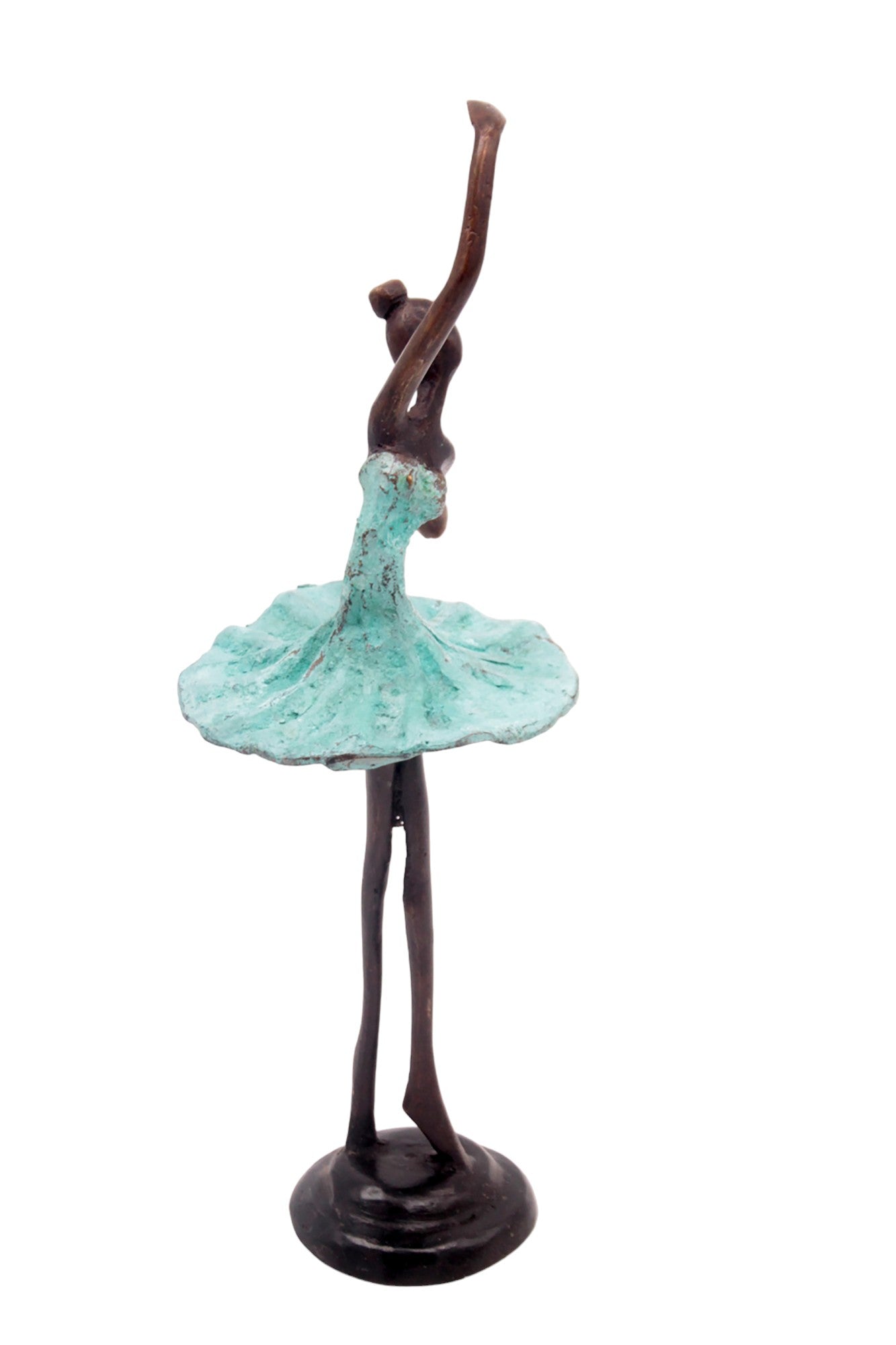 Ballerine 25 cm turquoise n°4 Bronzes d&#39;Afrique