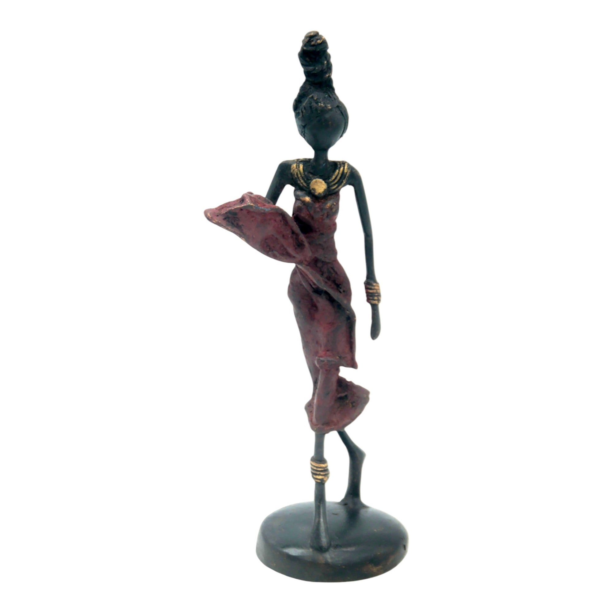 Bronze 20 cm rouge n°15 Bronzes d'Afrique