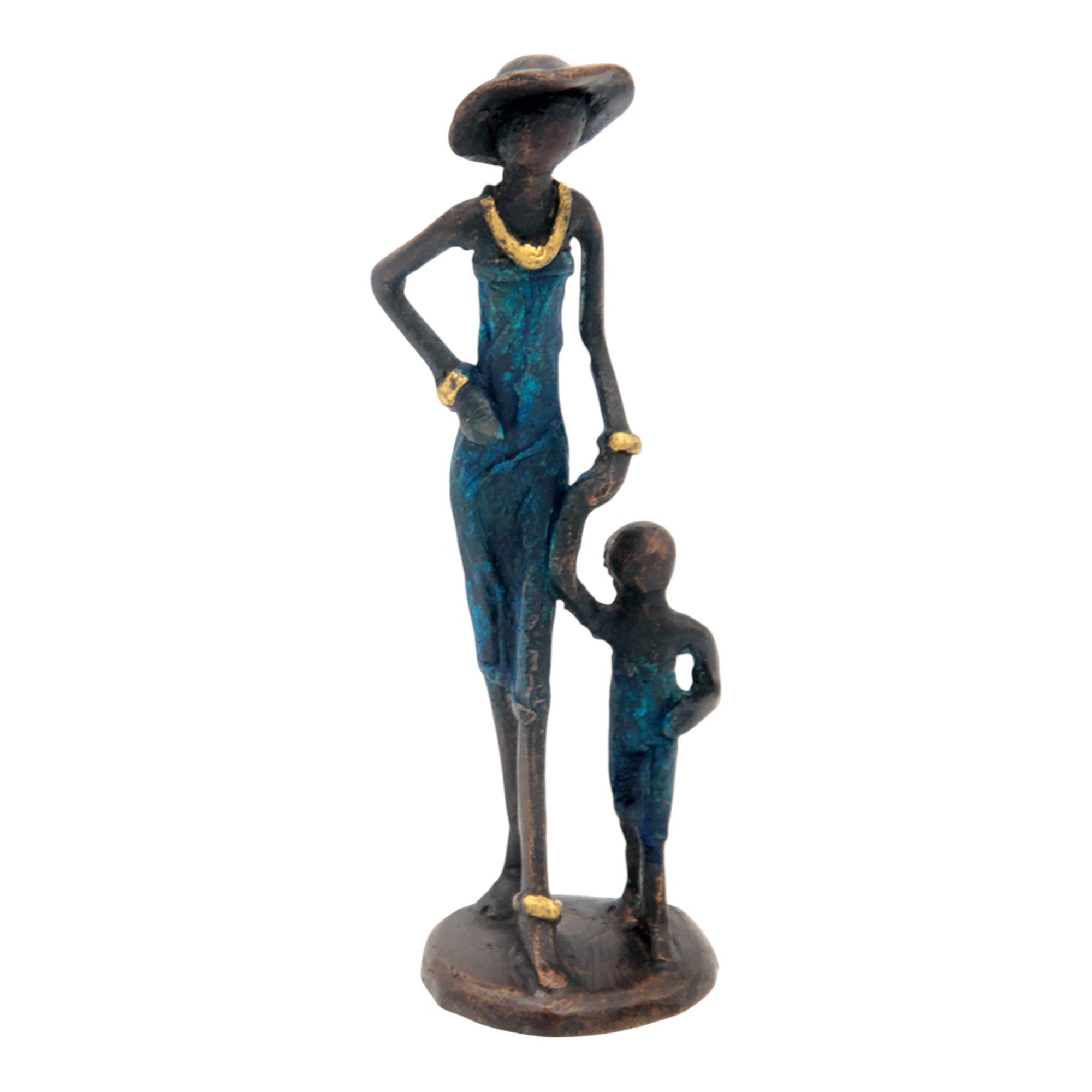 Bronze 15 cm bleu n°9 Bronzes d'Afrique