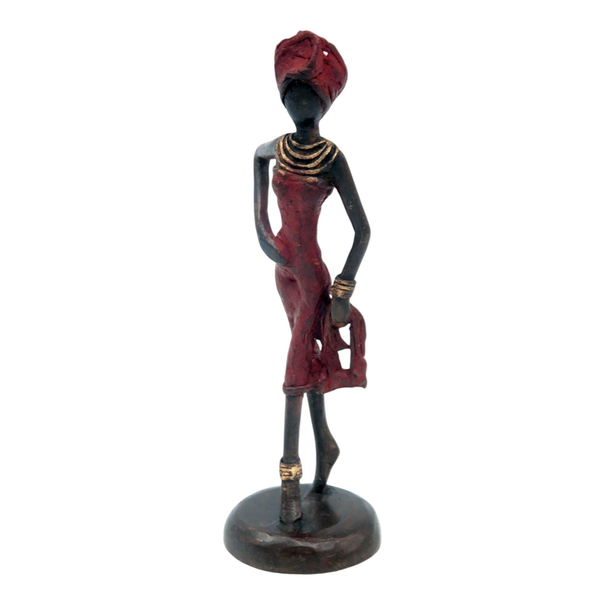 Bronze 15 cm rouge n°25 Bronzes d'Afrique