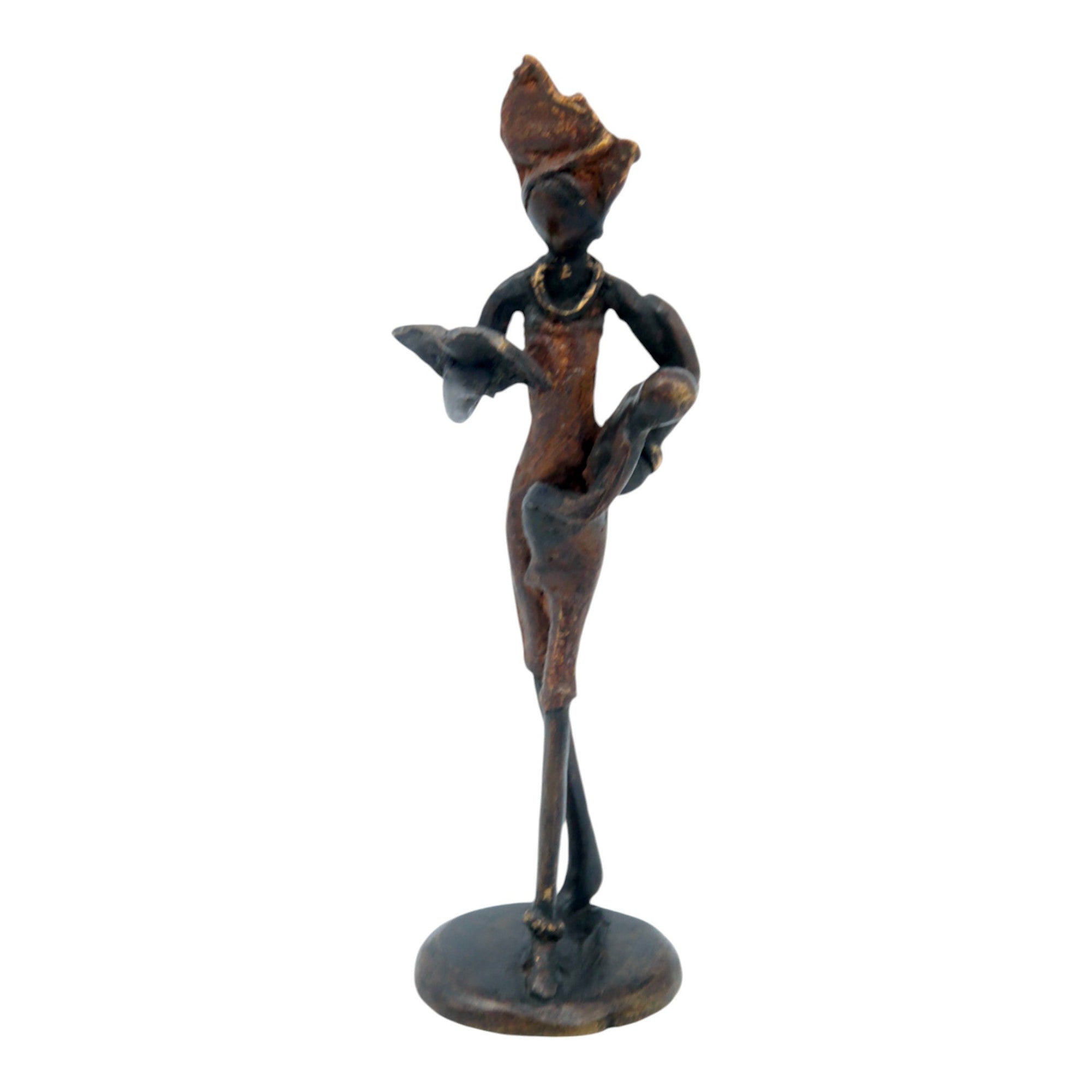 Bronze 15 cm marron n°12 Bronzes d'Afrique