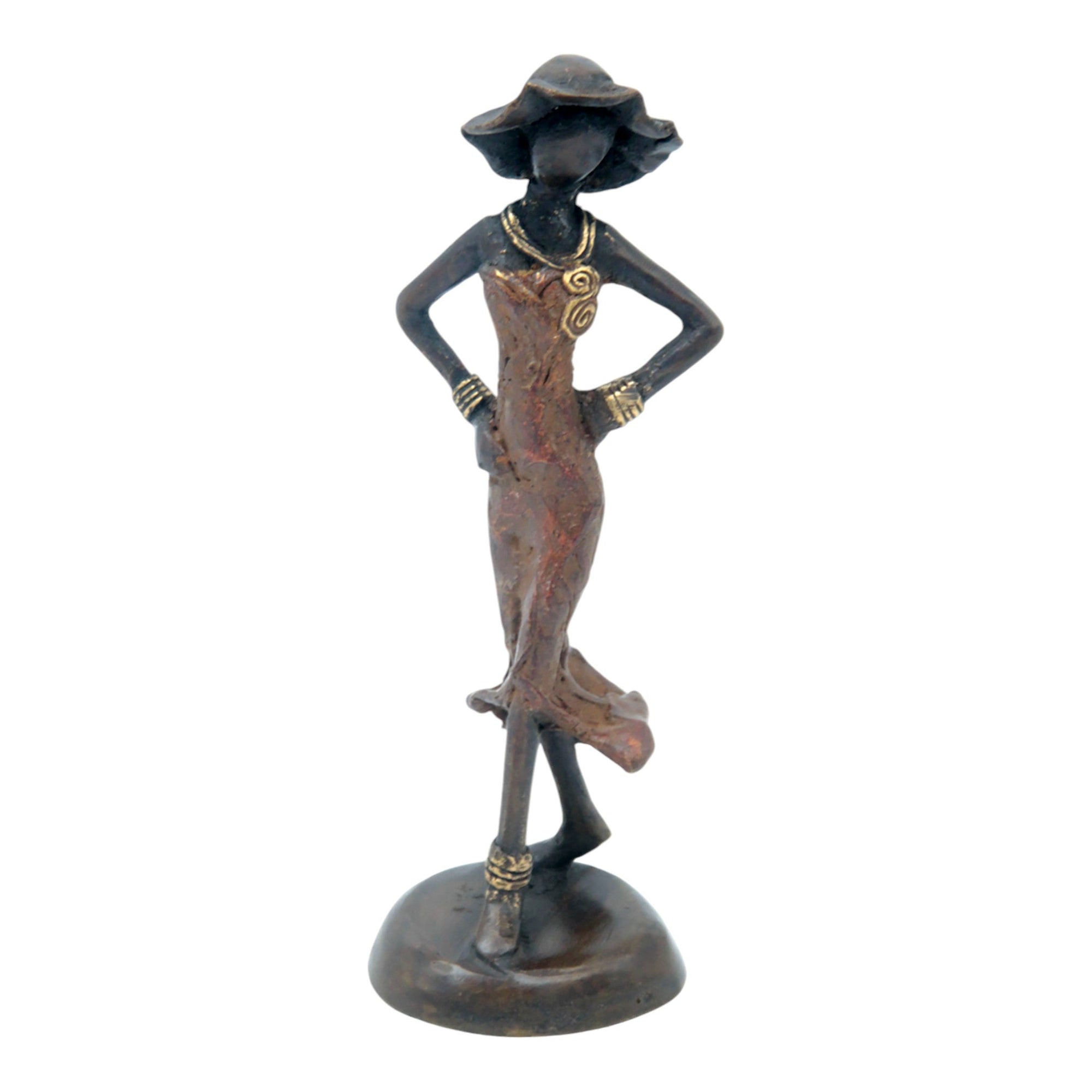 Bronze 15 cm marron n°14 Bronzes d'Afrique