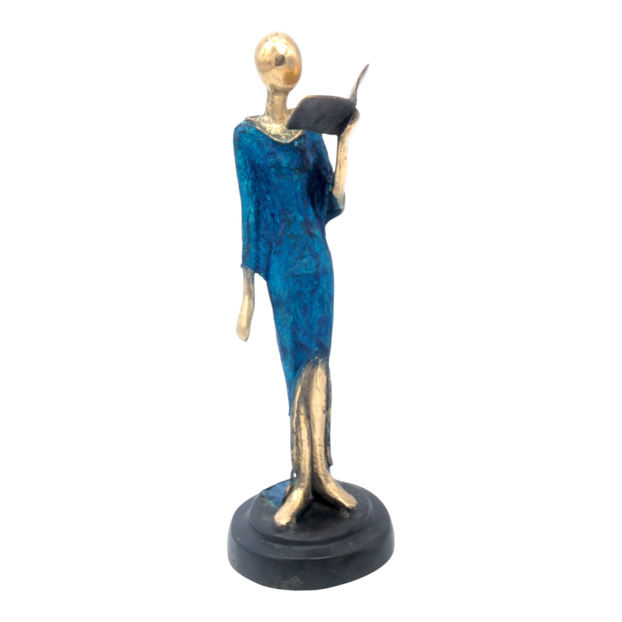 Bronze Art déco 30 cm bleu n°2 Bronzes d'Afrique
