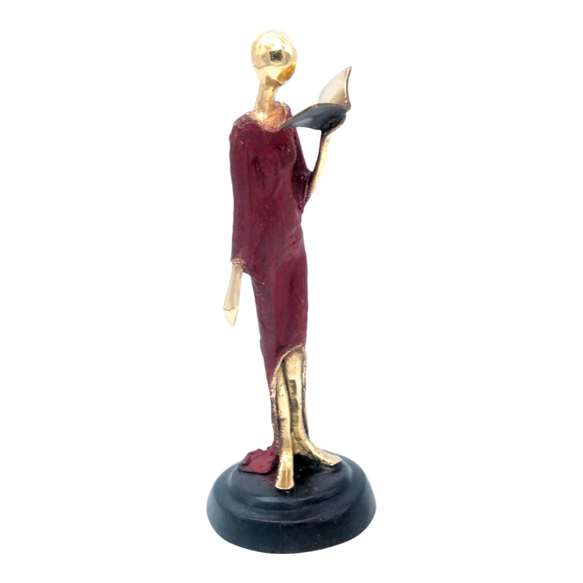 Bronze Art déco 30 cm rouge n°1 Bronzes d'Afrique