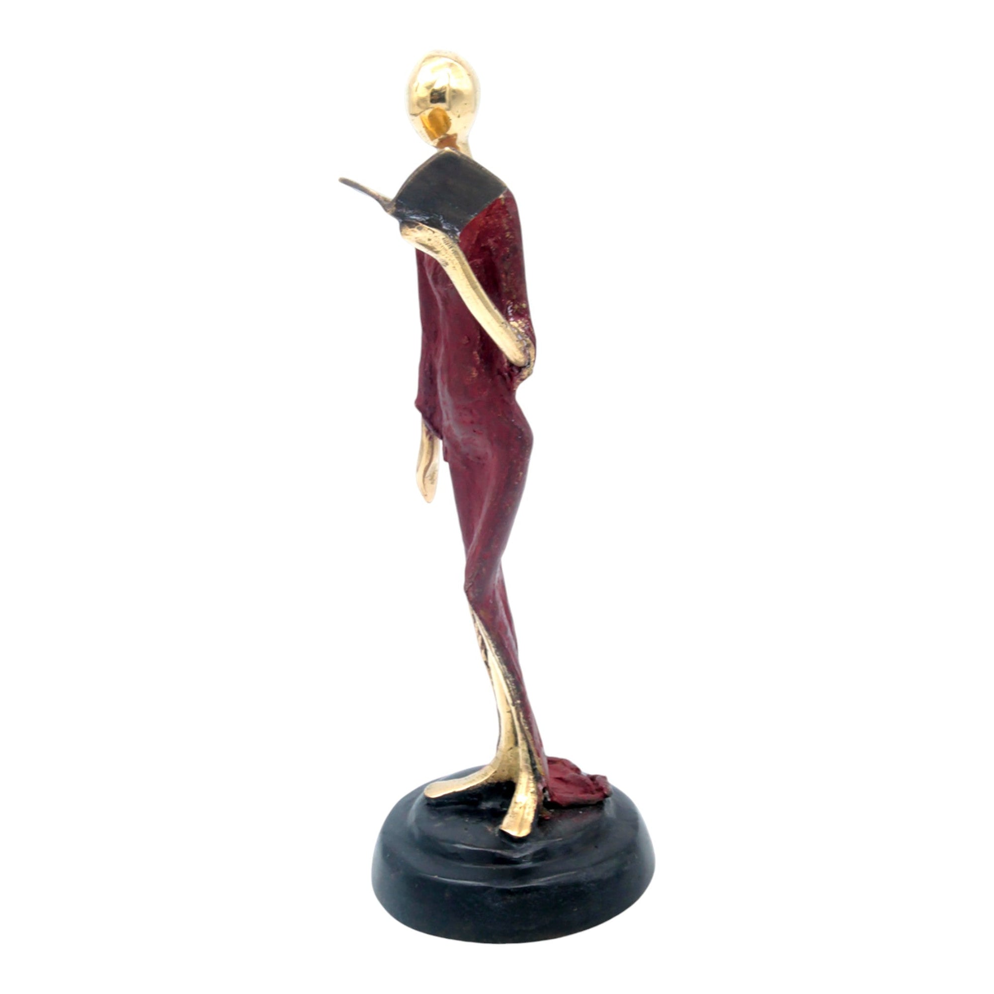 Bronze Art déco 30 cm rouge n°1 Bronzes d'Afrique