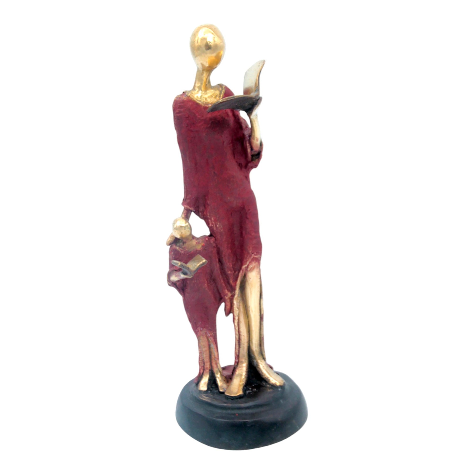 Bronze Art déco 30 cm rouge n°2 Bronzes d'Afrique