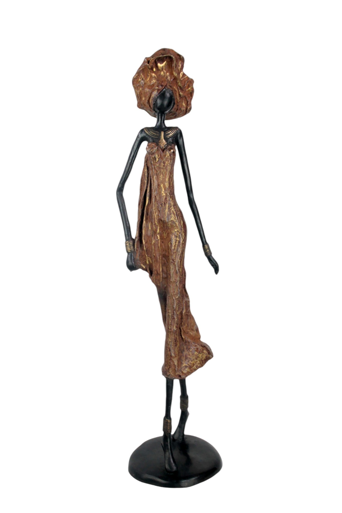 Bronze Issouf 70 cm marron n°1 Bronzes d'Afrique