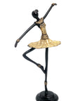 Ballerine 25 cm doré n°1 Bronzes d'Afrique