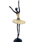 Ballerine 25 cm doré n°2 Bronzes d'Afrique