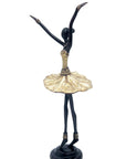 Ballerine 25 cm doré n°2 Bronzes d'Afrique