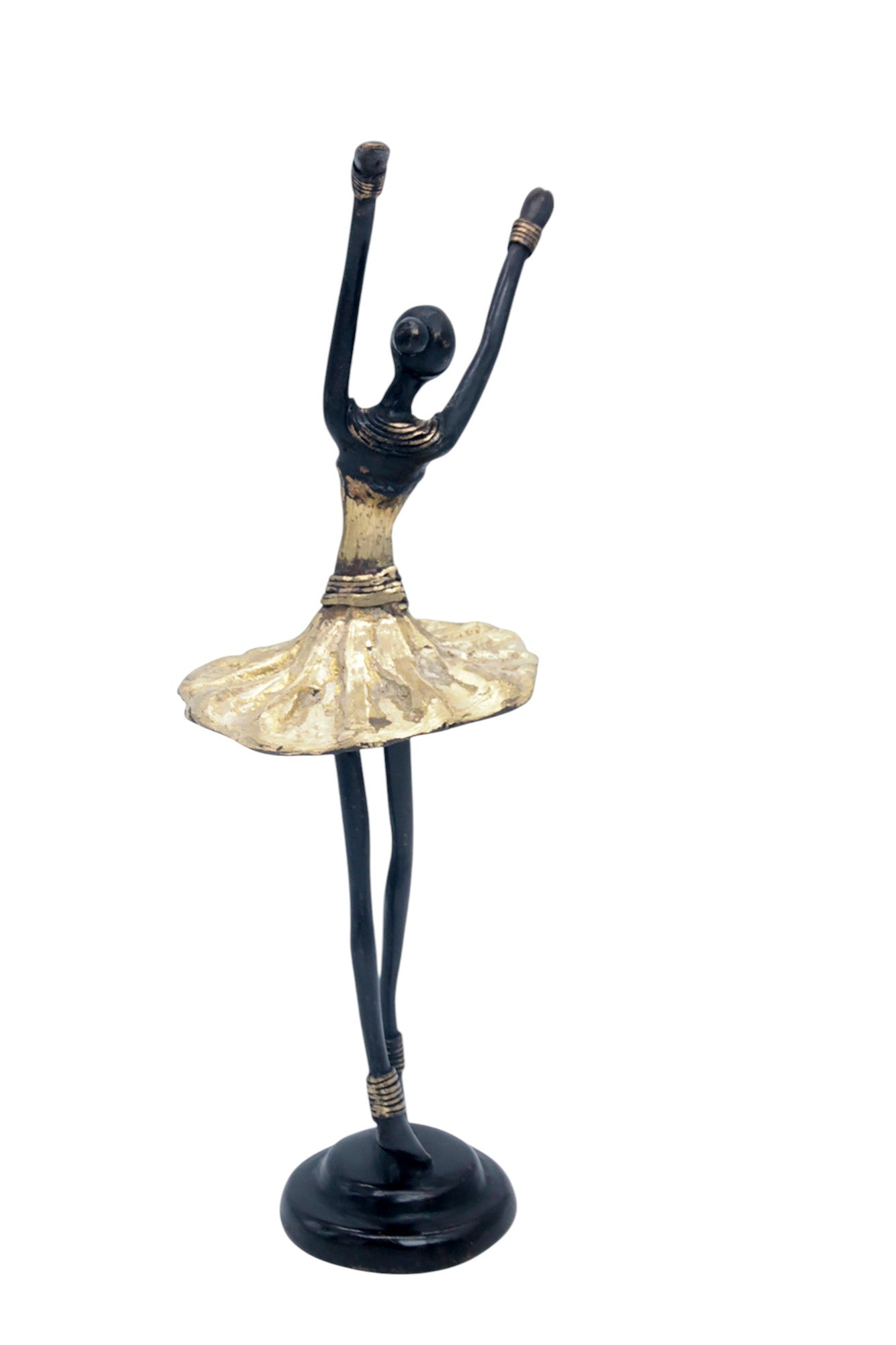 Ballerine 25 cm doré n°2 Bronzes d'Afrique