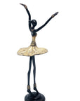 Ballerine 25 cm doré n°2 Bronzes d'Afrique