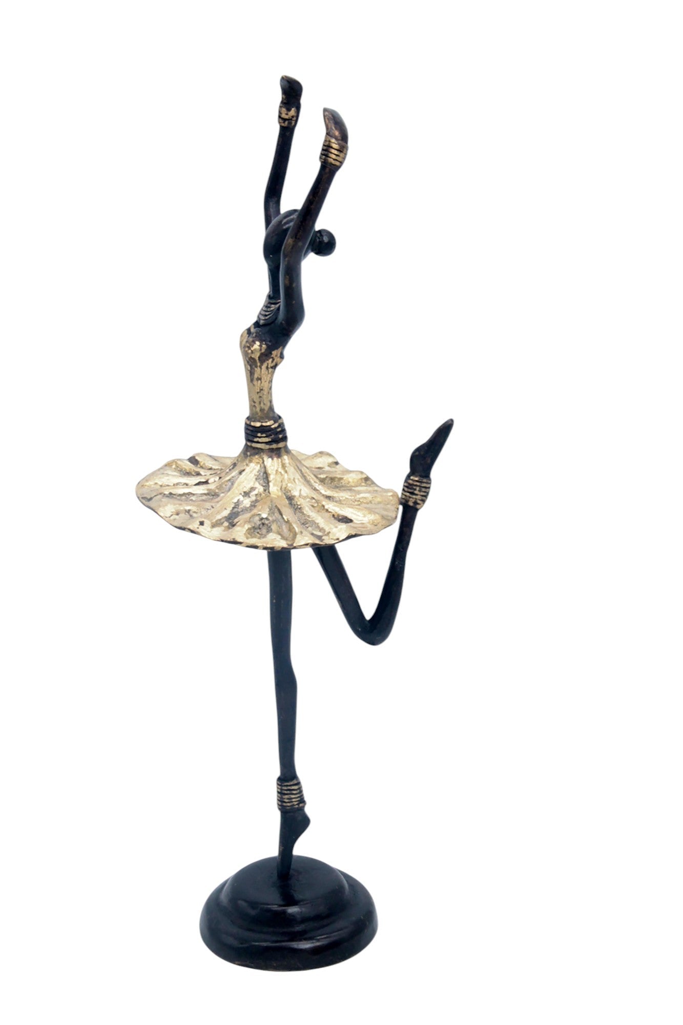 Ballerine 25 cm doré n°3 Bronzes d'Afrique