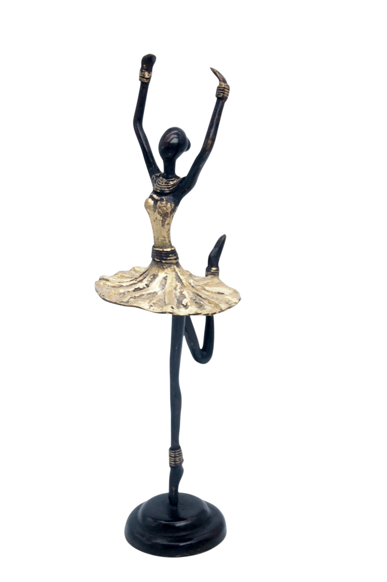 Ballerine 25 cm doré n°3 Bronzes d'Afrique