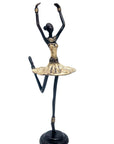 Ballerine 25 cm doré n°3 Bronzes d'Afrique