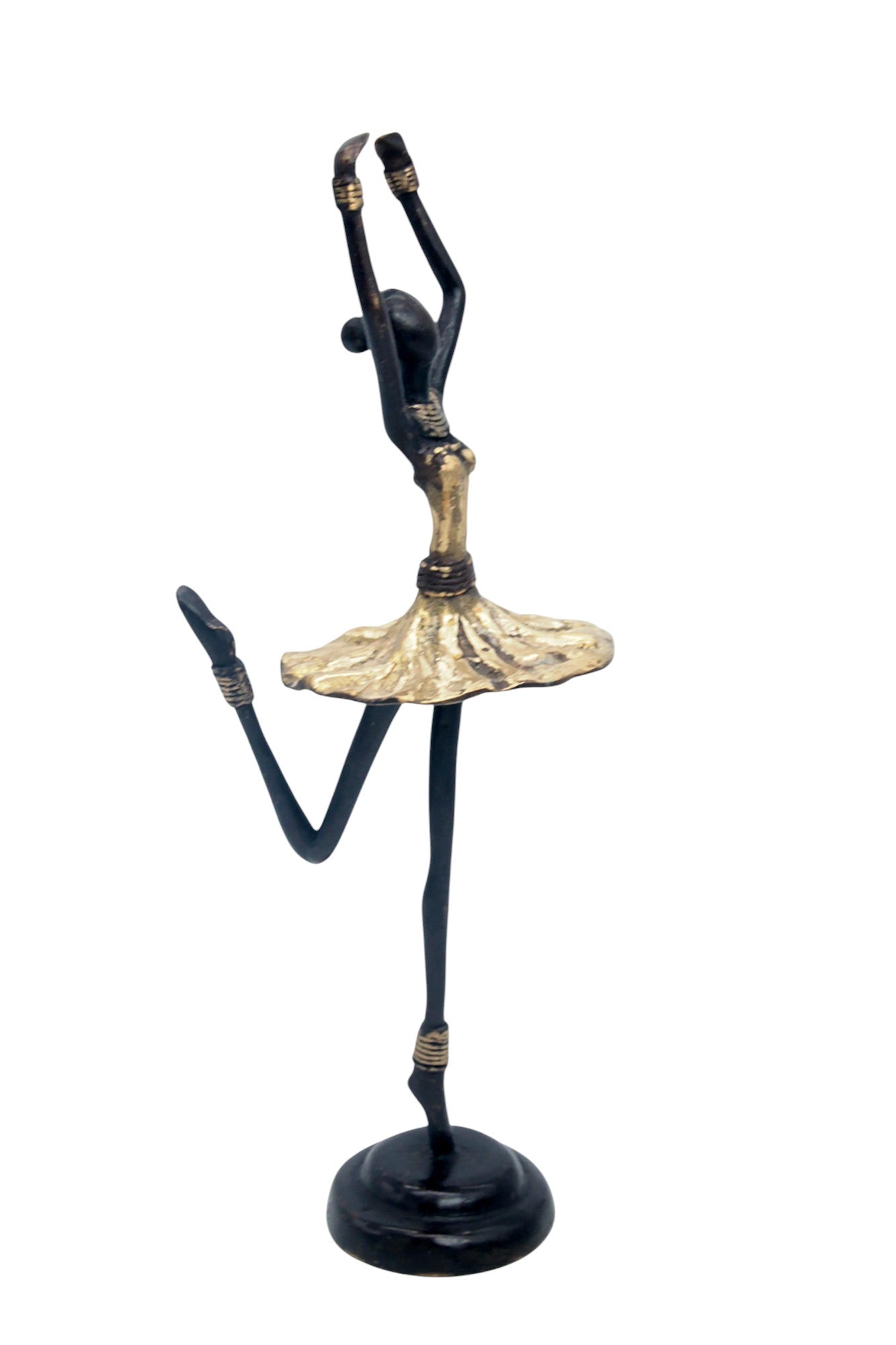 Ballerine 25 cm doré n°3 Bronzes d'Afrique