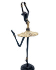 Ballerine 25 cm doré n°3 Bronzes d'Afrique